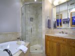 Master Bath with Jetted Tub and Shower